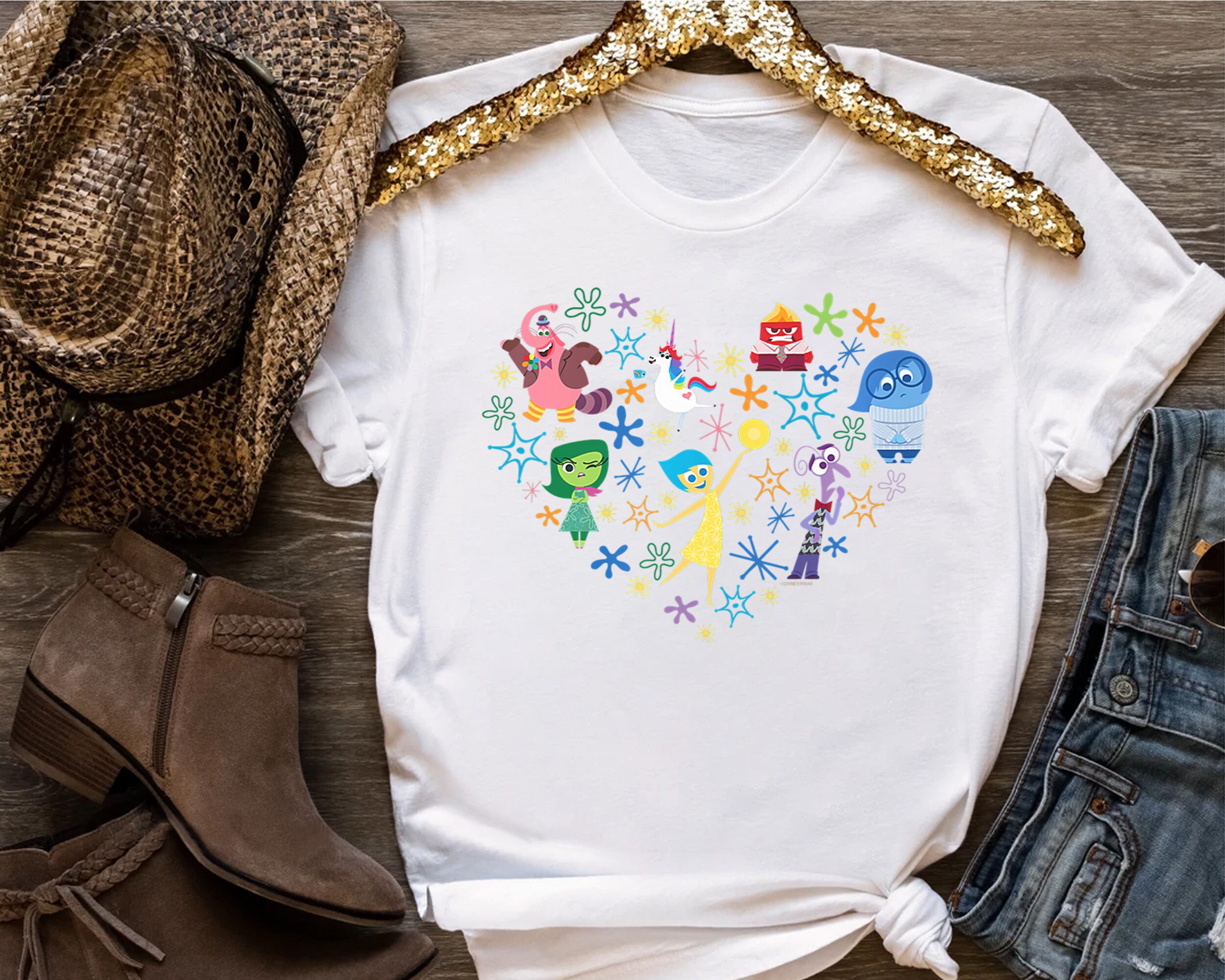 Disney and Pixars Inside Out Emotions Heart Shirt sold by JeanZ | SKU ...