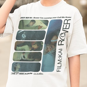 Kim Jongin ROVER Vintage Graphic Tee, Rover Graphic Shirt, ROVER 3rd Mini Album, EXO Kim K A I, Kpop Graphic Shirt, Exo Streetwear #141