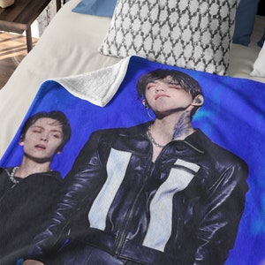 Custom K-pop Blanket, S.coups Velveteen Blanket, Choi Seung Custom K-pop Blanket, S.coups Velveteen Blanket, Choi Seung