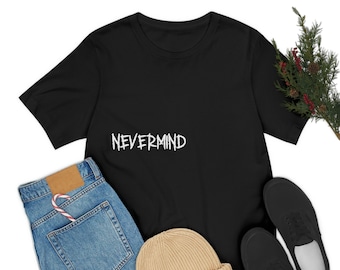 Never Mind tattoo-shirt, Park JM Moon Phase Tattoo Tee, cadeau voor leger en K-Pop-fan, grappig meme-cadeau Lachimolala #139
