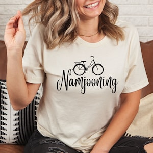 Kim Namjoon Shirt, Namjooining Crewneck T-Shirt, RM Meme Tee, Funny Namjoon Top, K-Pop Army Gift, Namjooning Bycicle Shirt #33