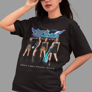 Aespa Girls Vintage Tee, Aespa MY Graphic Shirt, Aespa Shirt, Gift for Kpop fan, Giselle Karina Ningning Winter, Aespa OOTD #107