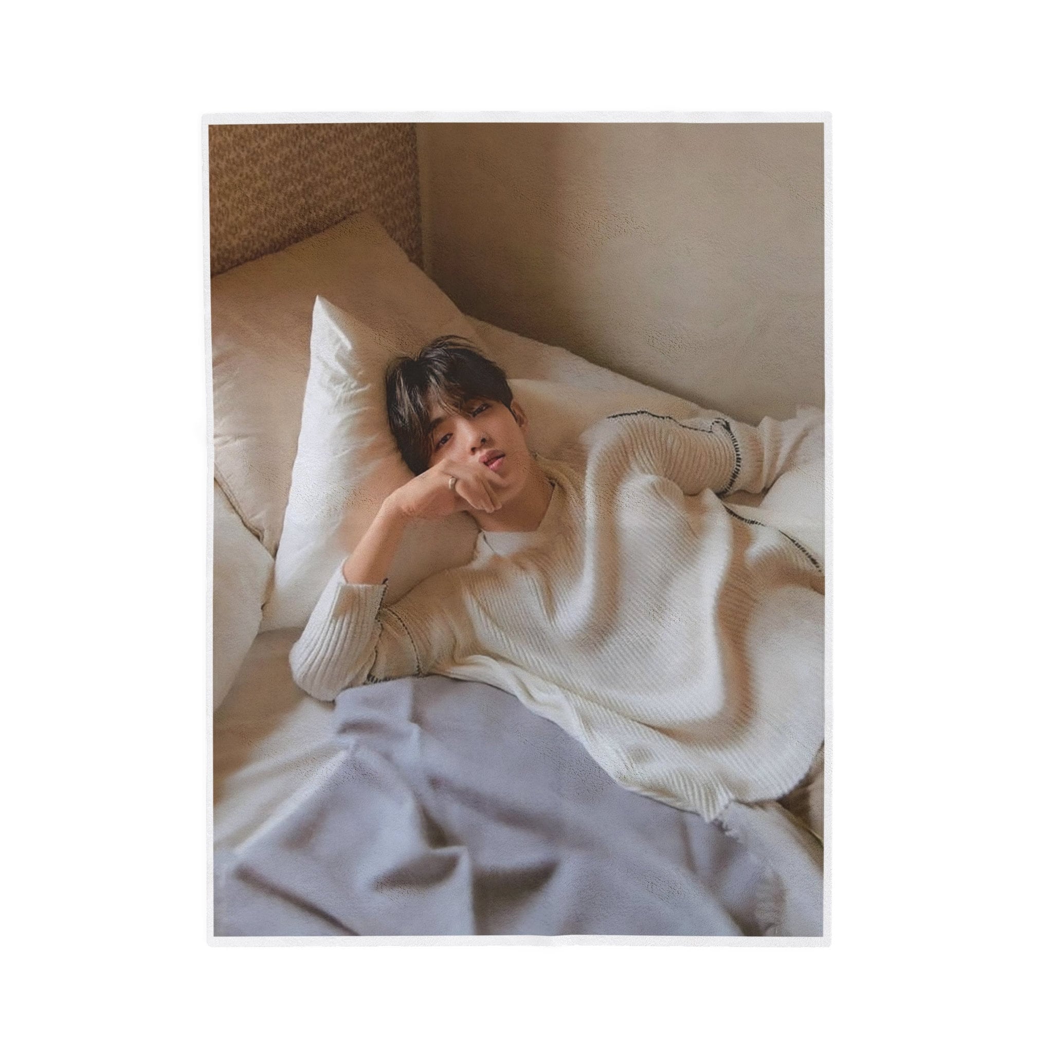 アイドル SEVENTEEN BIG PHOTO BLANKET S.COUPS S. Coups SVT Photo Blanket, S.coups Choi Seungcheol SVT, Gift for