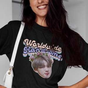 BTS ジン コンサート WORLDWIDE HANDSOME 長袖Tシャツ BTS ジン コンサート WORLDWIDE HANDSOME 長袖Tシャツ