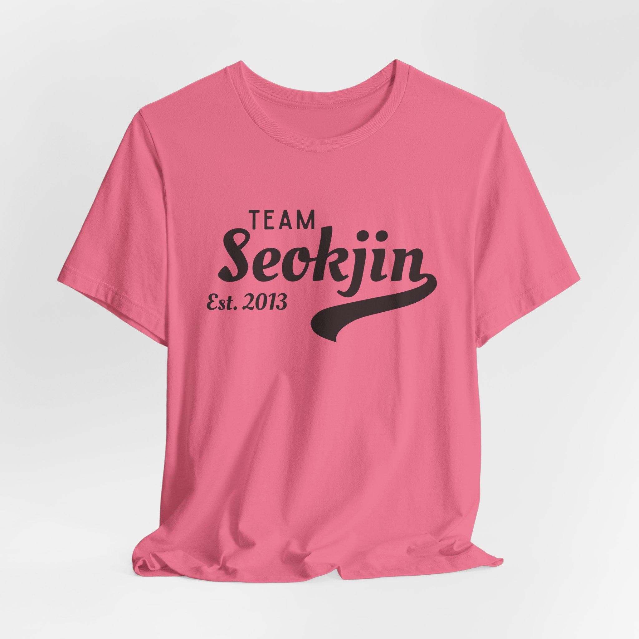 BTS Jin Team Kim Seokjin 長袖Tシャツ・L・ピンク・新品 BTS Jin Team Kim Seokjin 長袖Tシャツ・L・ピンク・新品 - メルカリ