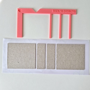 Mini Tischkalender Herstellung von Vorlagen Schablonen Bindewerkzeuge Buchherstellung Werkzeuge Junk Journal Notebook machen Scrapbook