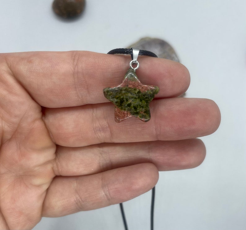 Crystal Star Necklace Etsy