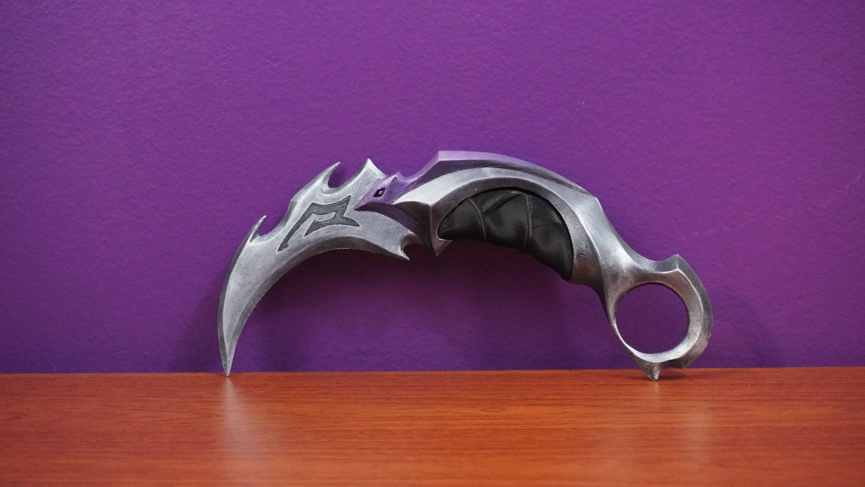 Karambit Knife Fixed Blade with 3D Print – Dispatch Knives