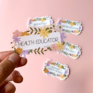 CLEAR Public Health Workforce Stickers | Public Health Waterproof Vinyl Sticker