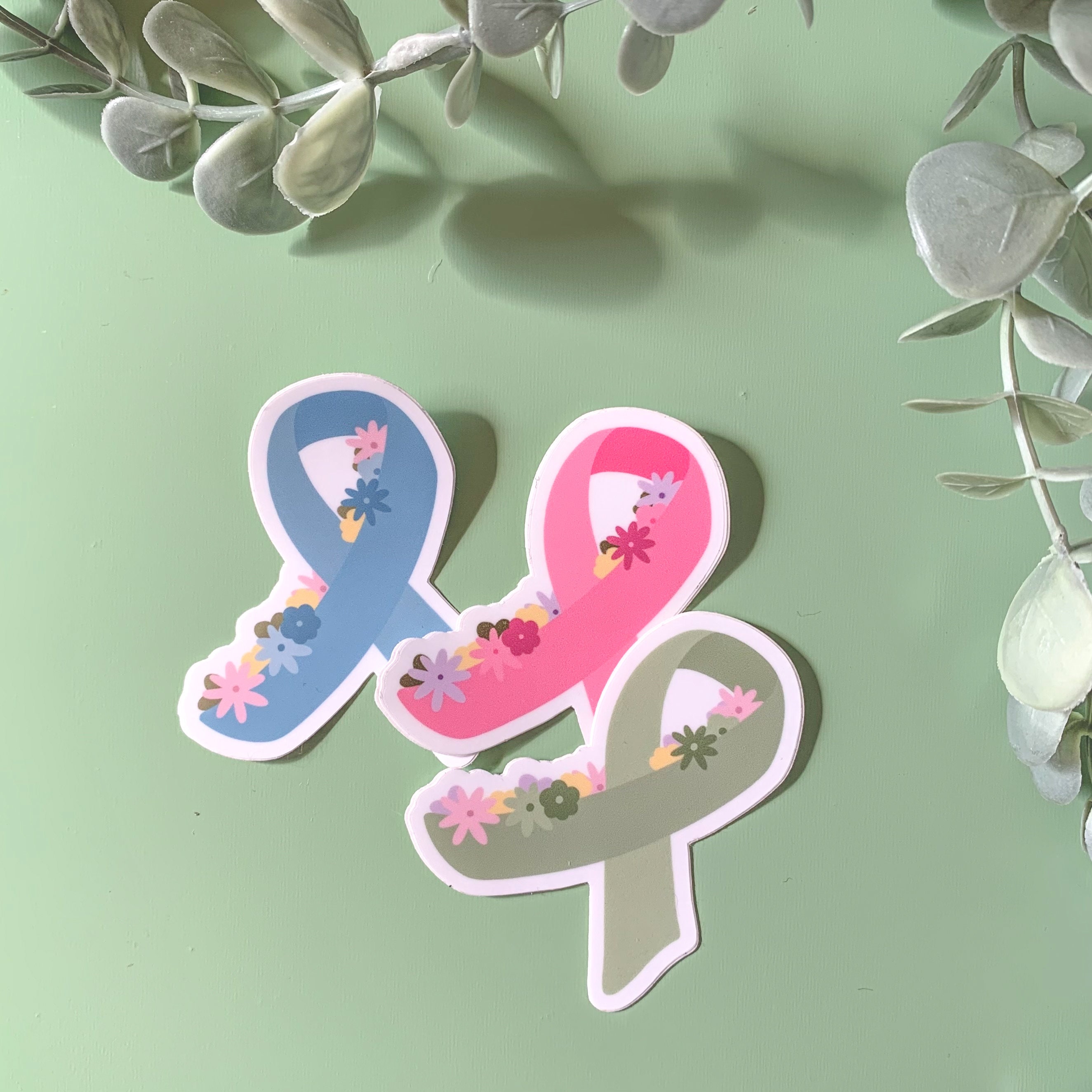 Mental Health Awareness Ribbon Sticker: Waterproof Vinyl Decal - Etsy