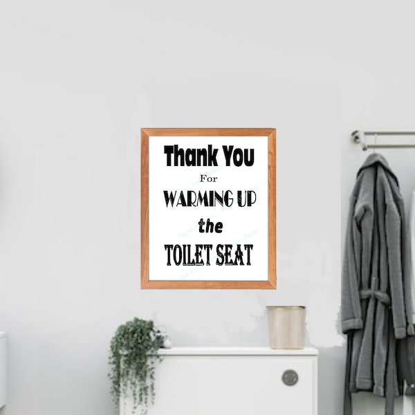 A Bathroom Toilet Seat Wall Art, Funny Bathroom Decor, Funny bath Prints, Commode, Loo, Bathroom Print,Downloadable Print -Prints  Skye Baby