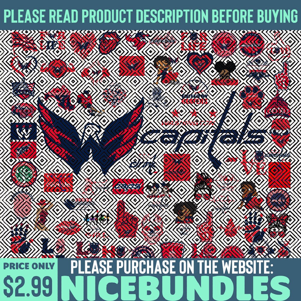 85 Files Washingtoncapitals Team Bundles Svg Etsy