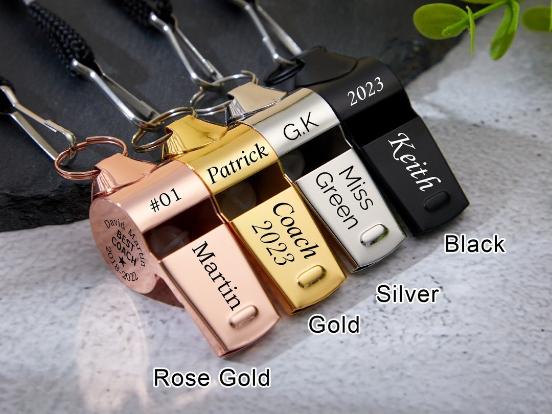 Personalized Whistle Basketball Coach Referee Whistle Christmas Gifts