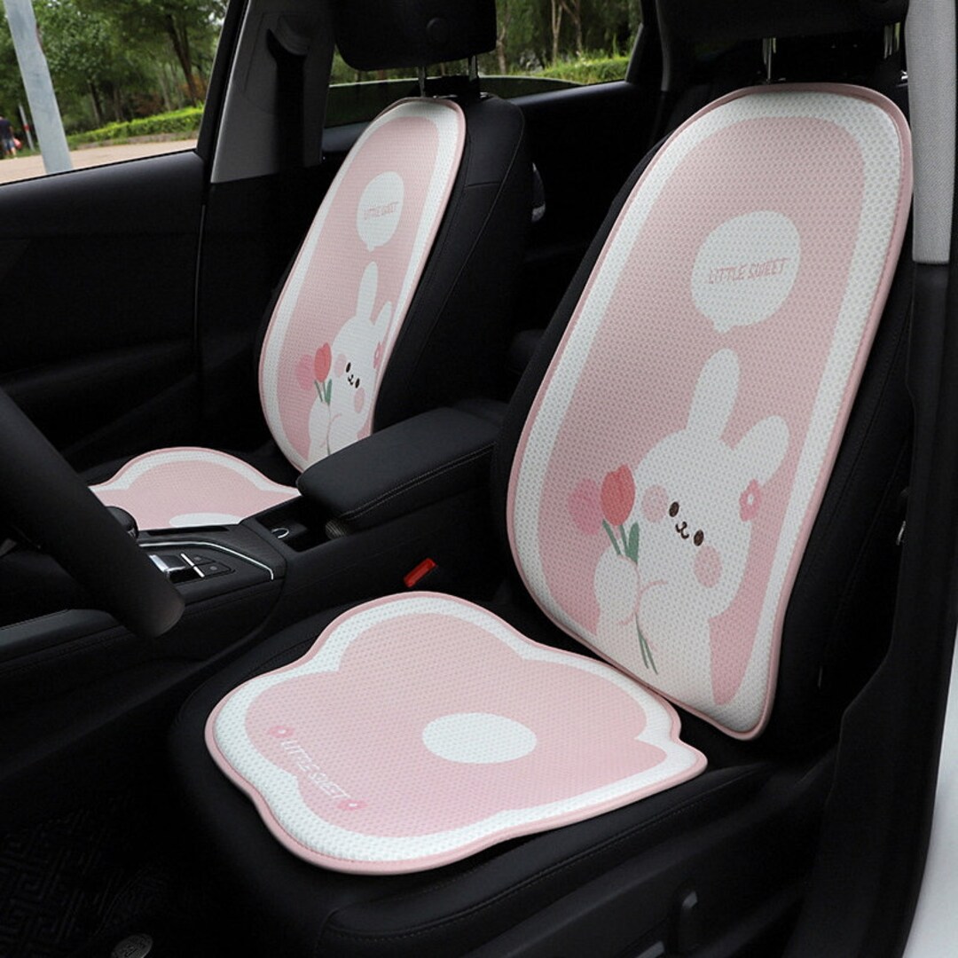 Cute Pink Car Seat Cover Set Fashion Car Decors for Women Etsy