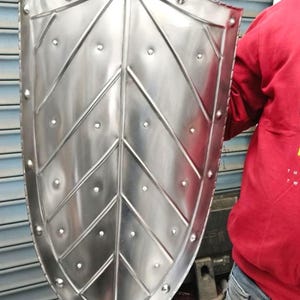 Medieval Knight Pointed Shield for Armor costume ~ Larp Reenactment Cosplay Heater Shield