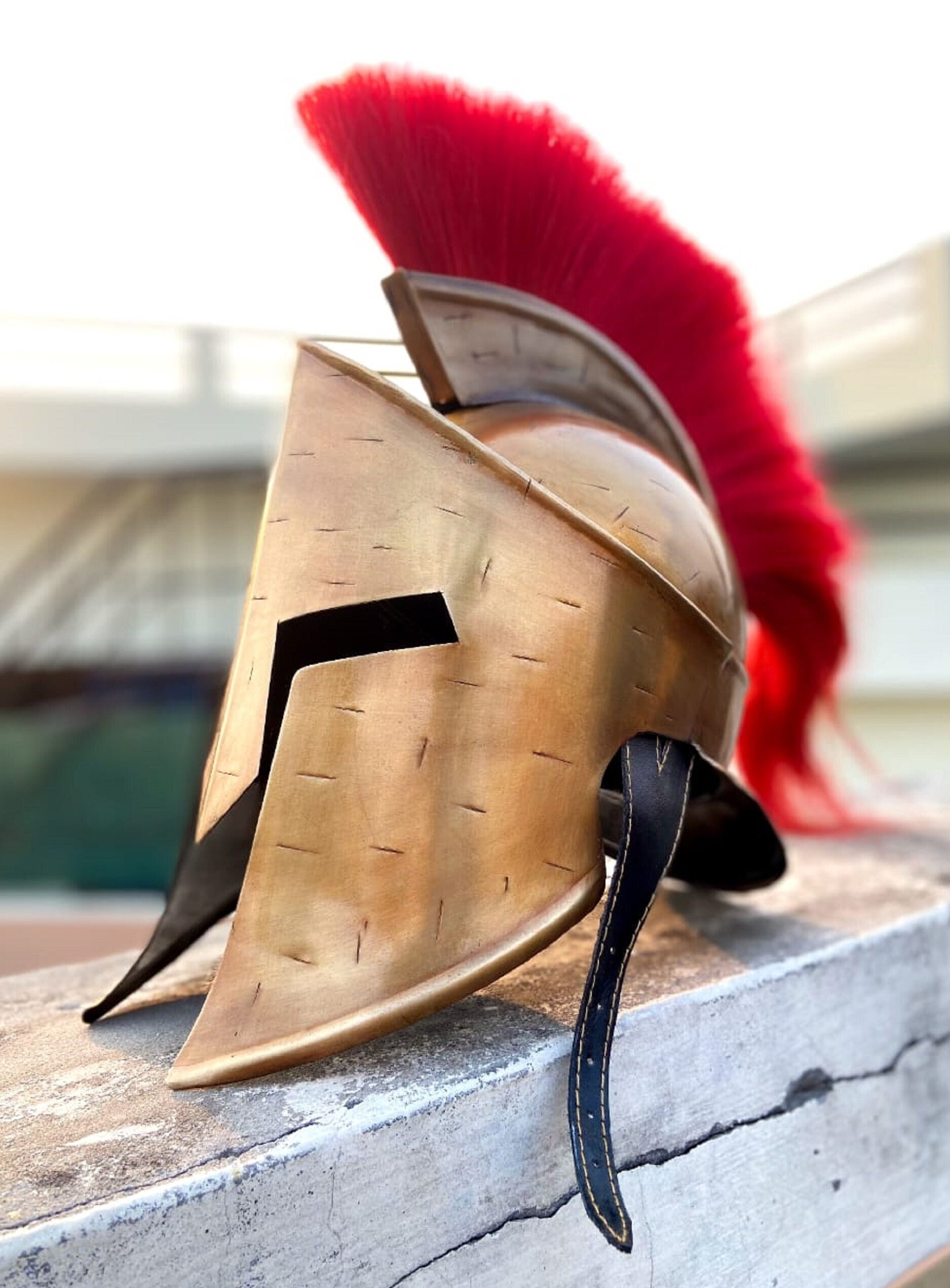 Casco Greco Spartano Casco Corinzio Spartan Greco Medievale - Elmo Da ...