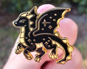 Night Dragon Enamel Pin