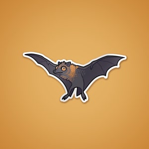 Vinyl Fruit Bat Sticker