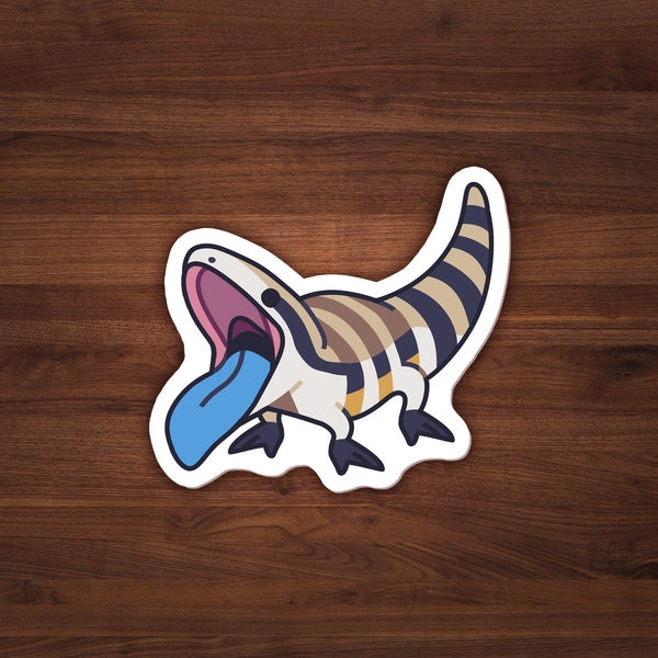 Blue Tongue Skink Vinyl Sticker