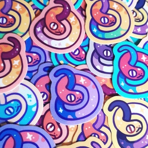Stickers serpents en vinyle LGBT+ Pride