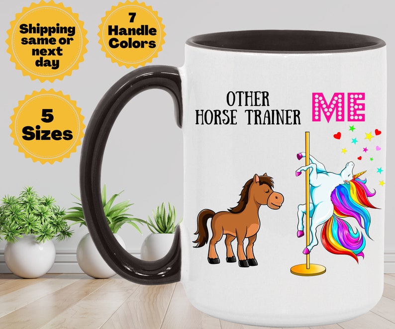 Other Horse Trainer ME Unicorn Mug, Presents for Horse Trainer, Horse