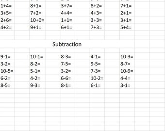 addition et soustraction