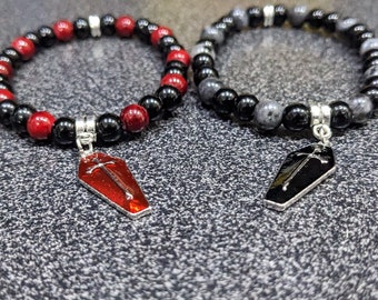 Coffin Charm Bracelet