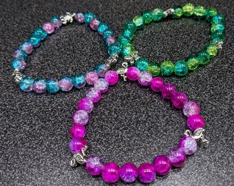 Cracked Glass Animal Bracelets