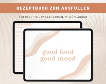 Recipe Book Digital German · Apricot