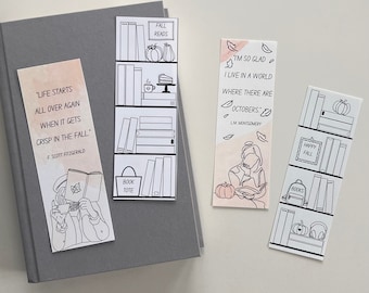Custom Printable Bookmarks Instant Download PDF and JPG Etsy