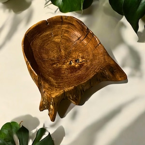 Oak Serving Plate with Beeswax Polish - Handmade Wood Tray