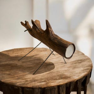 Wood Oak Desk Lamp | Oak Wood Table Lamp | Handmade Bedside Lamp | Bedside Lamp for Minimalistic Homes