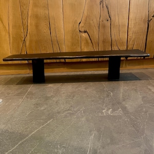 Rooted in Stillness — Wabi-Sabi Oak Bench