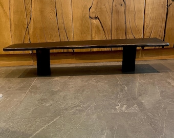Rooted in Stillness — Wabi-Sabi Oak Bench