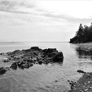 Breakwater, Lake Superior, Minnesota, Metal Print, framable, Fine Art Photography.