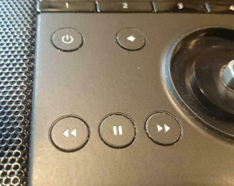 Squeezebox Boom - Set against the sticky front + rotary knob