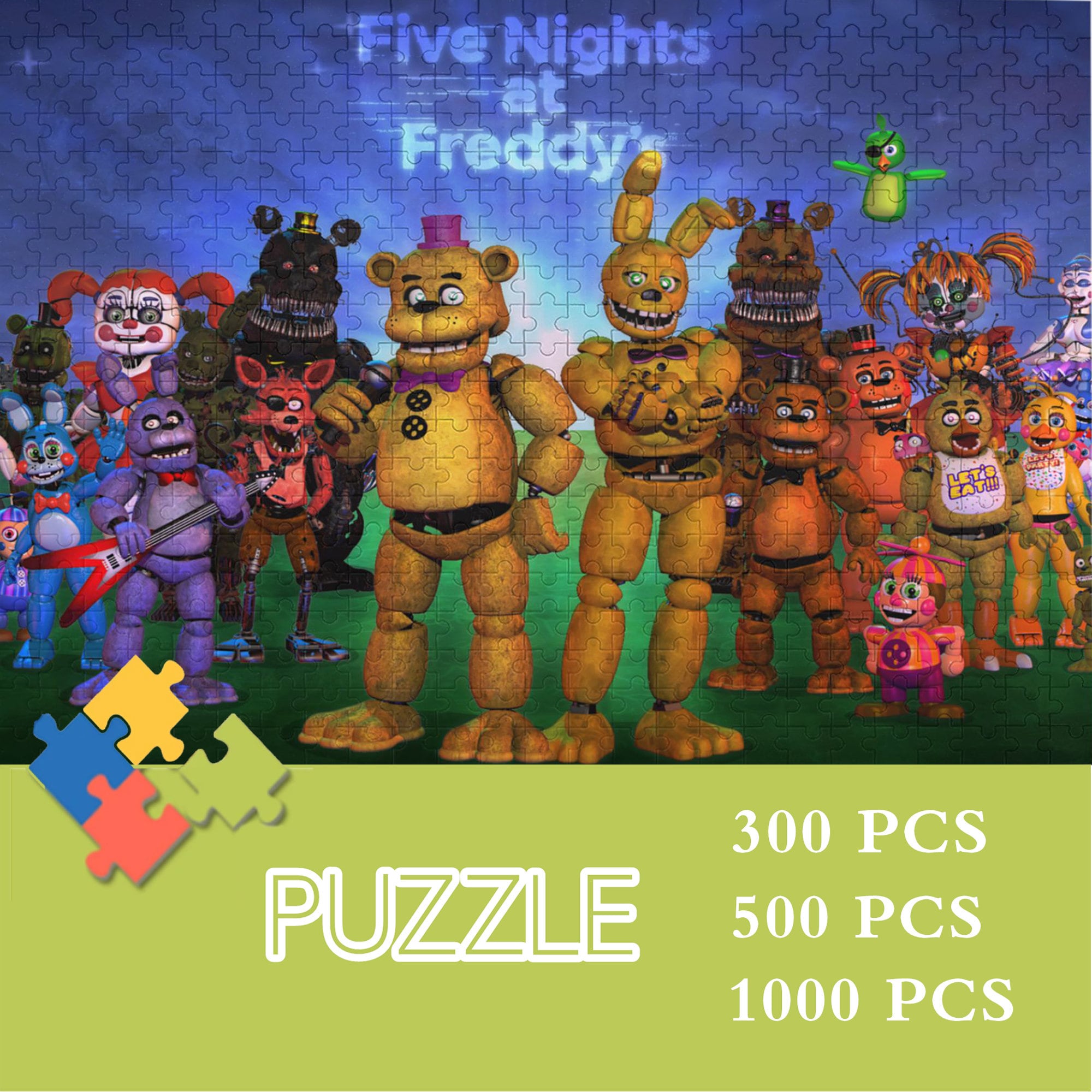 Freddy Fazbear Jigsaw Puzzles for Sale