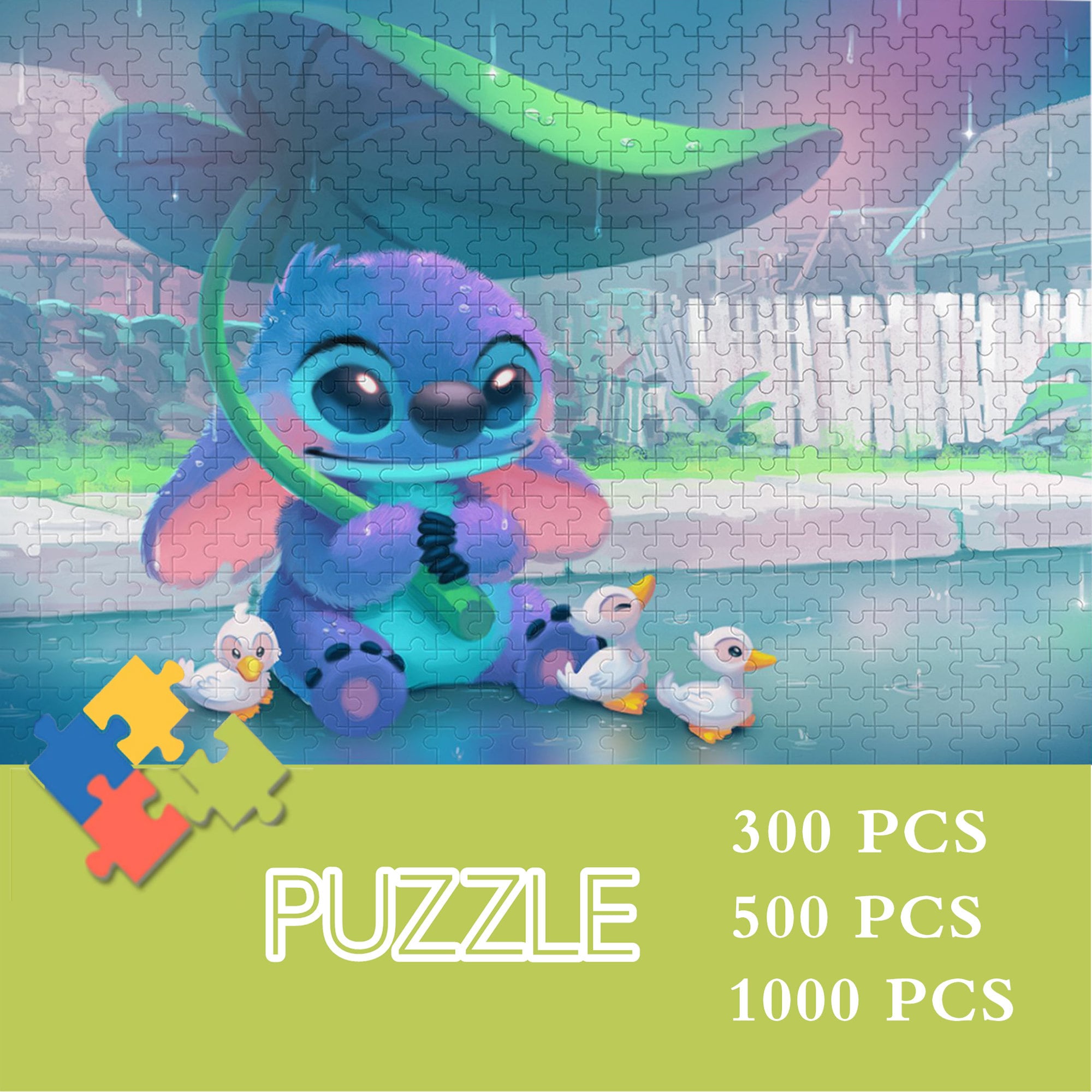 Stitch Birthday Party Puzzle Funny Cartoon Jigsaw Puzzles Lilo and Stitch  Series Jigsaw Walt Disney Birthday