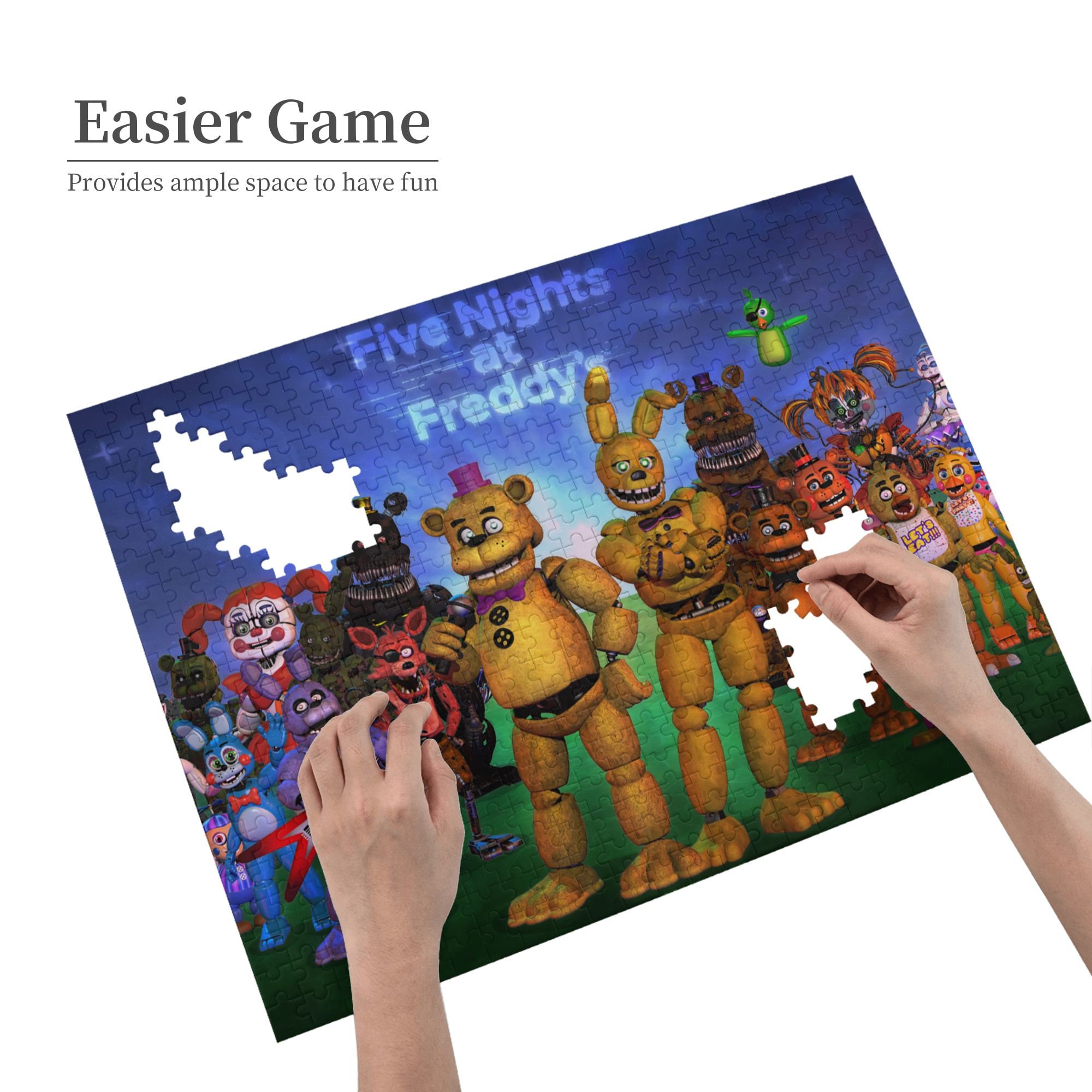 Fnaf Five Nights At Freddy's Puzzle, Game Jigsaw Puzzle