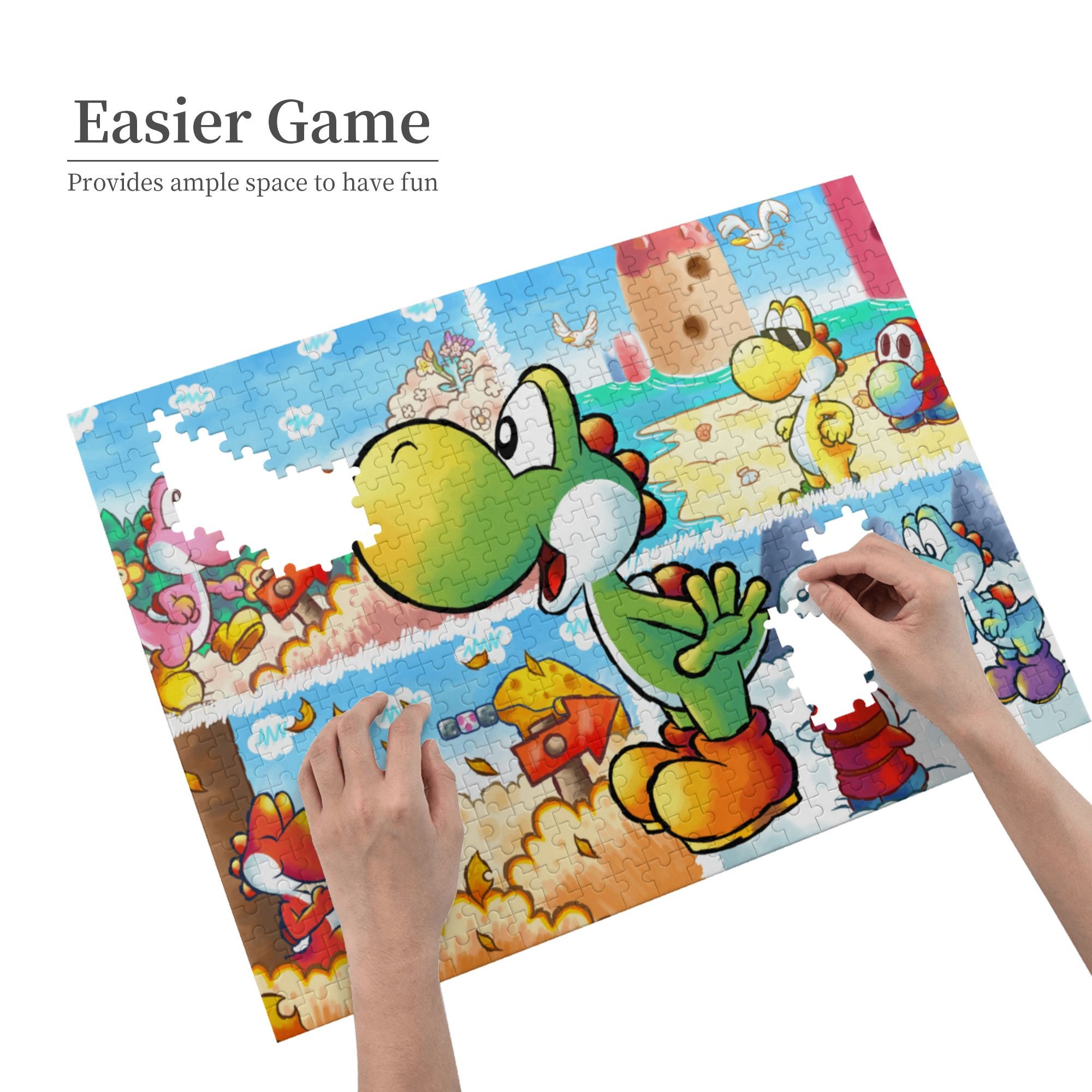 Yoshi Super Mario Bros Jigsaw Puzzle