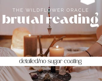 Brutal Love Tarot Reading, Twin Flame, Soulmate, Relationship Guidance (Digital PDF)
