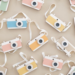 Wooden Camera Wooden Toy Camera Imaginative Pretend Play Toy Wooden Nursey Decor Natural Montessori Toy For Toddler