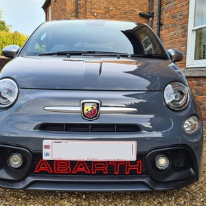 Abarth grille letters image 1