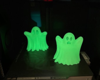 3D printed glow in the dark Ghosts