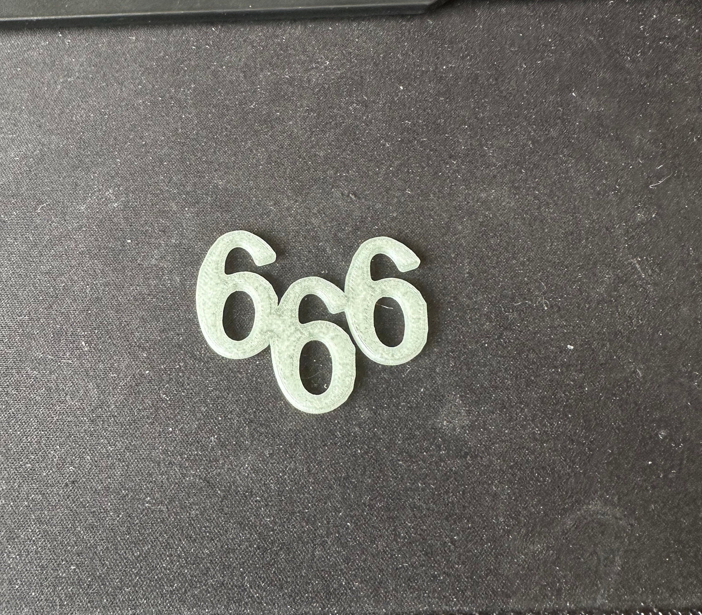 3x 666 Side Badges - Etsy