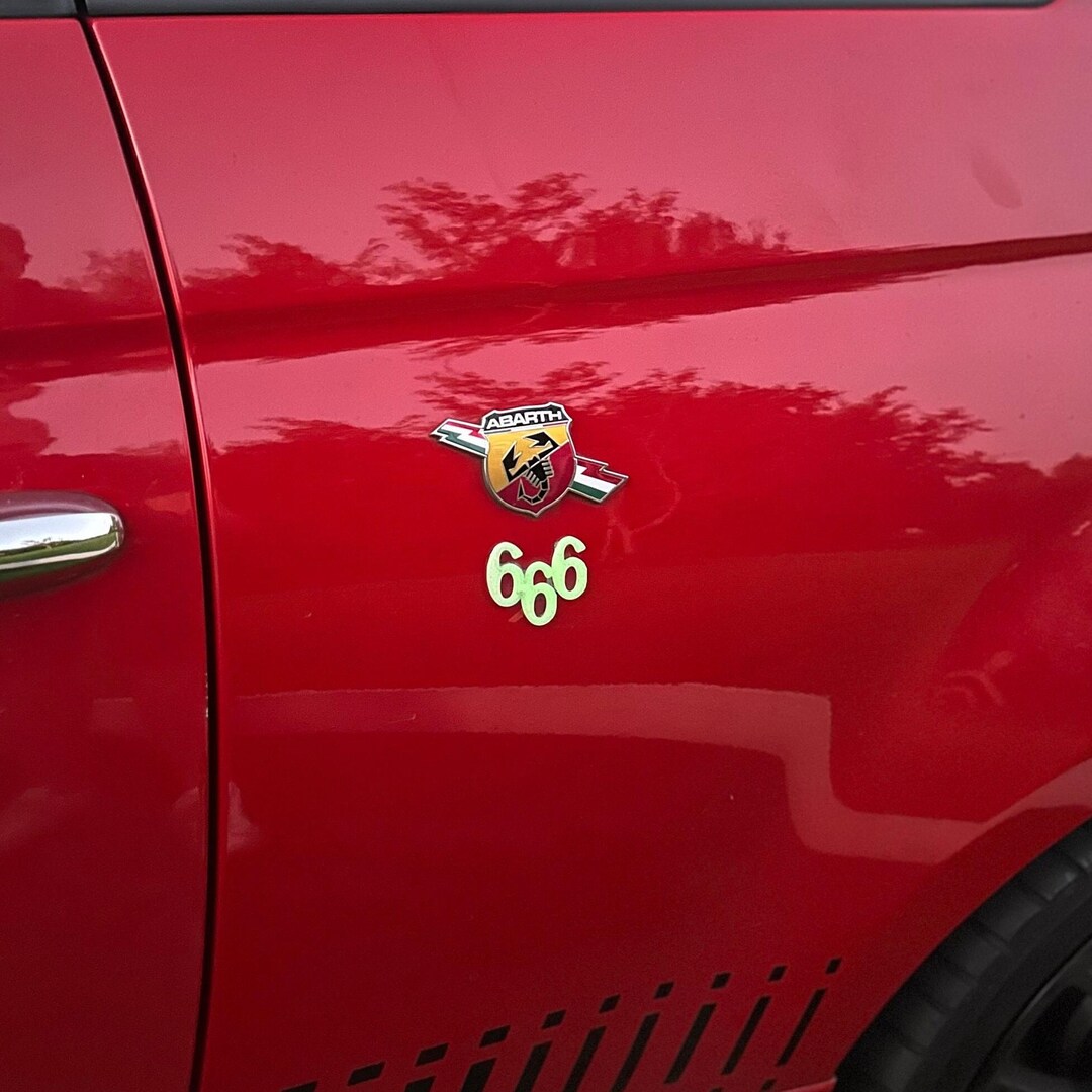 3x 666 Side Badges - Etsy