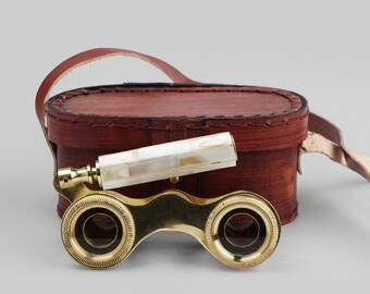 Steampunk Opera Spy Glasses  For Mother And Grandma - Unique Handcrafted Accessories , Binocular For Mother Day Gift , Best Gift For Parents