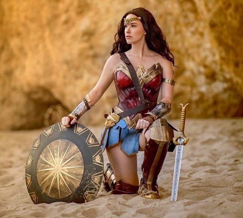 The Wonder Women Shield, Prop Replica Roleplay And Cosplay Shield, Authentic Wonder Women inspired Warior Shield, Mother Day Gift For Women image 5