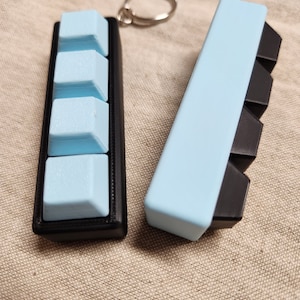 Keycap Fidget Keychain and Sensory Toy With Clicky Keys You Can Feel ...