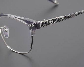 Ultralicht puur titanium frame anti-blauw licht anti-bijziendheid, brilmonturen mannen en vrouwen, mode bril 00301